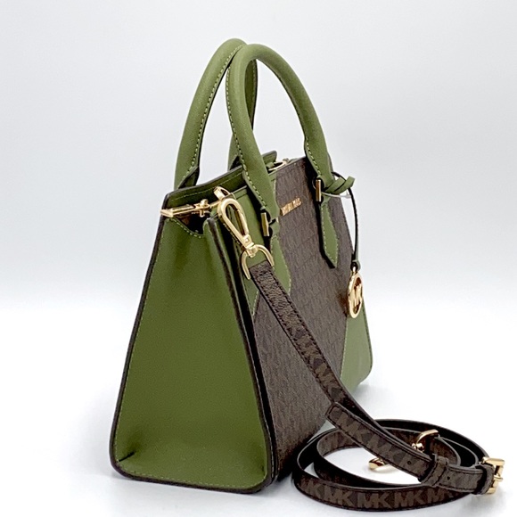 MICHAEL KORS HOPE MEDIUM MESSENGER EVERGREEN MULTI - Picture 6 of 16